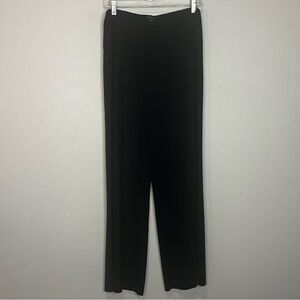 J Jill Wearever Collection Pull On Pants Medium Black Stretch Business Casual